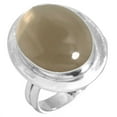 thumbnail image 1 of 925 Silver Ring For Women - Men Brown Smoky Topaz Stone Silver Ring Size 7.5 June Birthstone Costume Silver Ring Size 7.5 Gift For Ladies On Cocktail Party 925 Silver Jewelry With Gemstone, 1 of 5