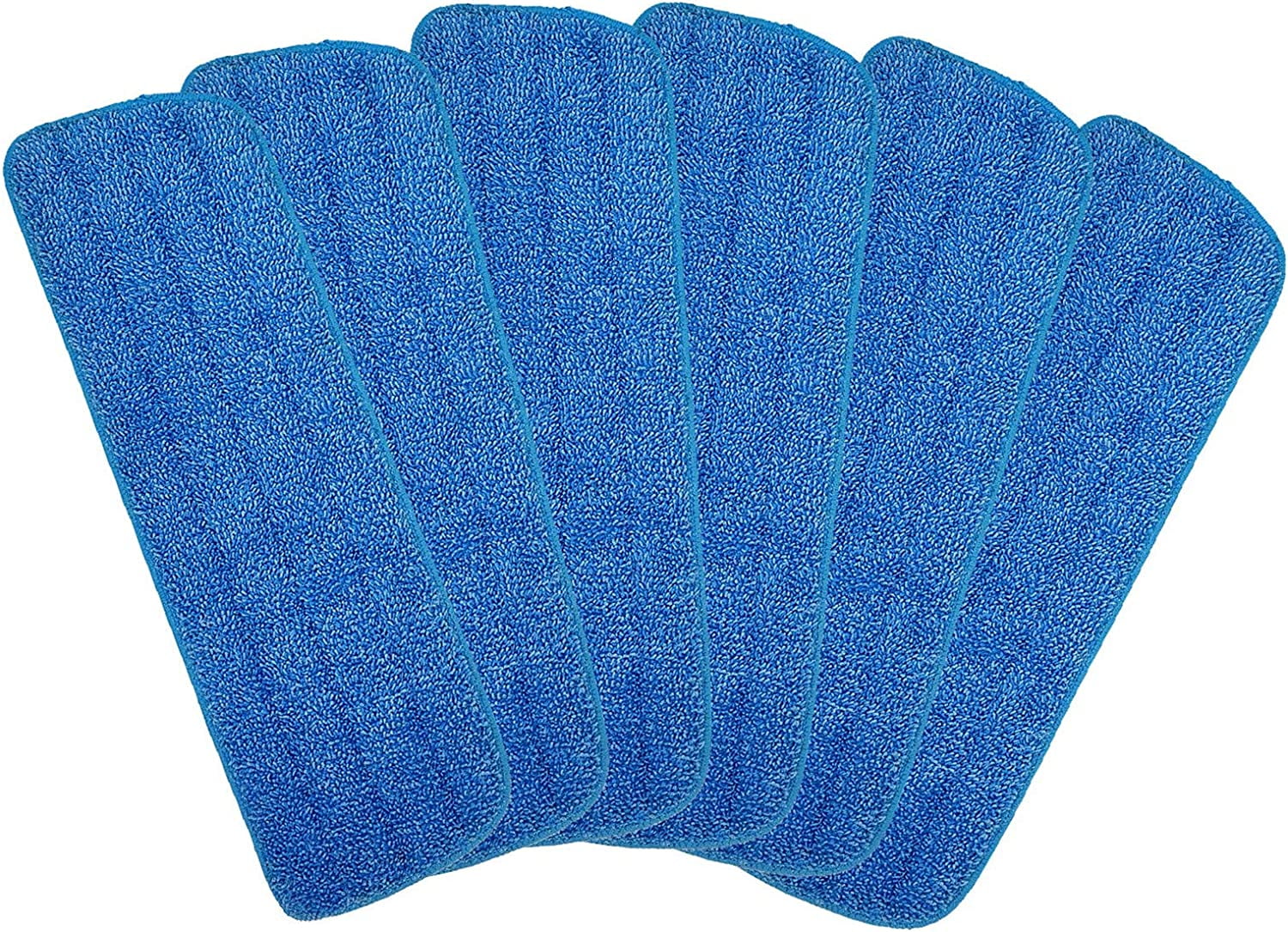 6 Pack Bona Mop Pad 18inch Microfiber Cleaning Pads Compatible with
