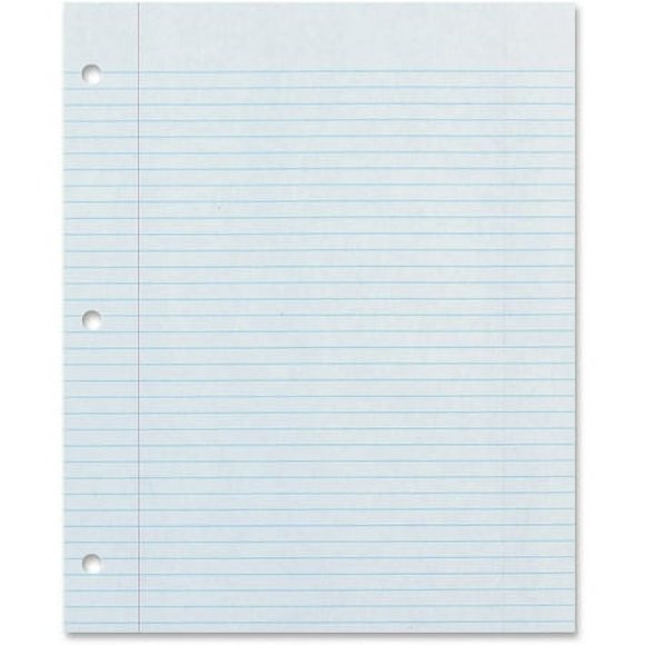 Ecology 2417 Recycled Filler Paper, college Ruling, 15 Height, 85 Width, 11 Length (Pack of 500),White