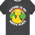 thumbnail image 3 of Sesame Street - Nature Is My Happy Place- Toddler and Youth Short Sleeve Graphic T-Shirt, 3 of 5