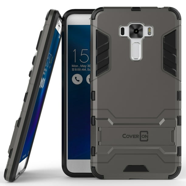 Coveron Asus Zenfone 3 Laser Zc551kl Case Shadow Armor Series Hybrid Kickstand Phone Cover Walmart Com Walmart Com