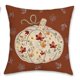 thumbnail image 4 of BR Fundas de cojín de terciopelo con calabaza, ardilla y hojas de otoño (juego de 4) - 45 x 45 cm, 4 of 5