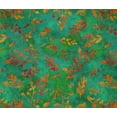 thumbnail image 4 of oneOone Cotton Flex Green Fabric Batik Sewing Craft Projects Fabric Prints By Yard 40 Inch Wide, 4 of 4