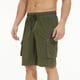 thumbnail image 4 of Pantalones Cortos para Hombre de Cintura Elástica con Bolsillos Pantalones de Verano Casuales de Color Sólido, Poliéster Ligero de Moda para la Playa, la Natación Y el Uso Diario, 4 of 6