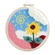 thumbnail image 1 of Kits de inicio para bordado con aguja perforadora, tela con bastidor, kit de enganche para alfombras, manualidades Girasol, 1 of 9