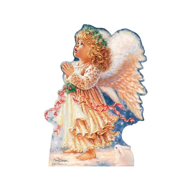 Advanced Graphics 2110 48 x 35 in. Little Christmas Angel - Dona Gelsinger Art Cardboard Standup