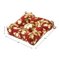 thumbnail image 6 of Greendale Home Fashions Tufted Outdoor 20'' x 20'' Seat Cushion, Set of 2, Roma Floral, 6 of 8