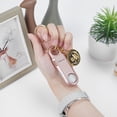 thumbnail image 2 of 135dB Rechargeable Personal Safety Alarm Built-in Ultra-Bright Flashlight Non Slip Grip Keychain Emergey SOS Siren for Women, Students, Night Runner. Loud Sound Hiking Bear Alerts Hook. Rose Gold, 2 of 4