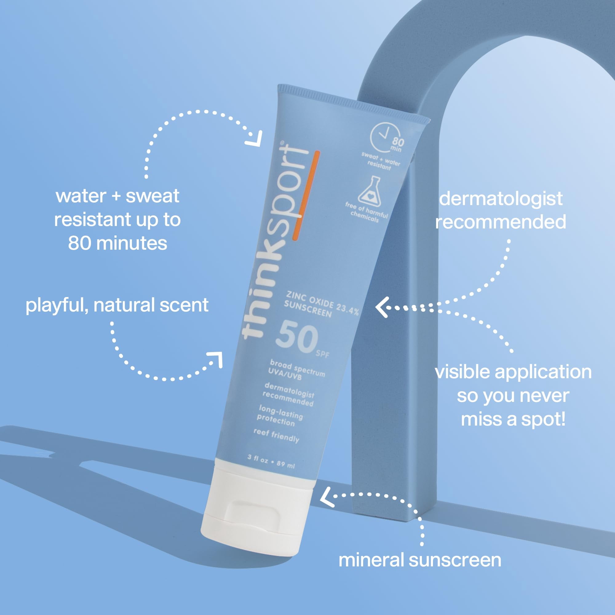 (Pack Of 6) Think Sunscreen Spf 50 3 Fl Oz