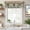 turquoise, variant on Western Texas Star Vintage Farmhouse Short Window Curtain Valances, Retro Farmhouse Brown Green Wooden Rod Pocket Kitchen Valances for Living Room Bedroom Bathroom Cafe 54" x 18"