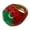 B, variant on Unique Resin Strawberry/Fruit Rings Colorful Finger Rings Lightweight Jewelry for Fashionable Women and Parties