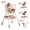 PINK, variant on YOUYOVE 8-in-1 Convertible Baby High Chair for Babies and Toddlers, Baby Feeding Chair for Infant,Khaki