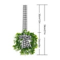 thumbnail image 3 of Kitchen Cabinet Wreaths - 6PCS,with Boxwood and Ribbon,for Kitchen and Front Door Decoration, 3 of 7