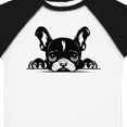 thumbnail image 4 of Inktastic Peeking French Bulldog Boys or Girls Toddler T-Shirt, 4 of 5