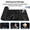 thumbnail image 3 of Topographic Contour Extended Big Mouse Pad Large,XL Gaming Mouse Pad Desk Pad,31.5x11.8inch Long Computer Keyboard Mouse Mat Mousepad with 3mm Non-Slip Base and Stitched Edge for Home Office Work, 3 of 7