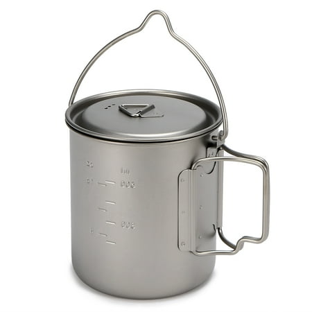 

Ultralight Titanium Cup Outdoor Portable Mug Camping Picnic Water Cup with Foldable Handle 300ml / 400ml / 450ml / 750ml