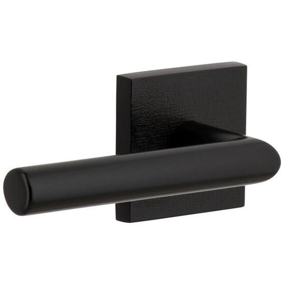 Viaggio Qadmlnmod_Prv_238_Lh Motivo Left Handed Solid Brass Privacy Door Lever Set - Black