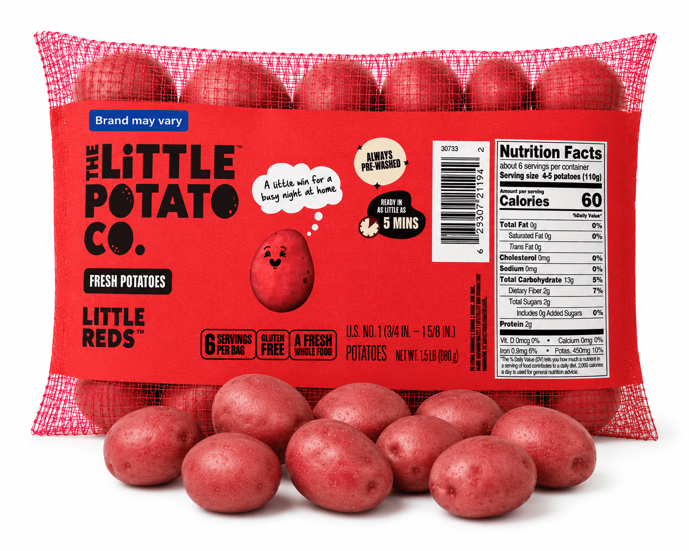 Fresh Red Petite Potatoes, 1.5 lb bag