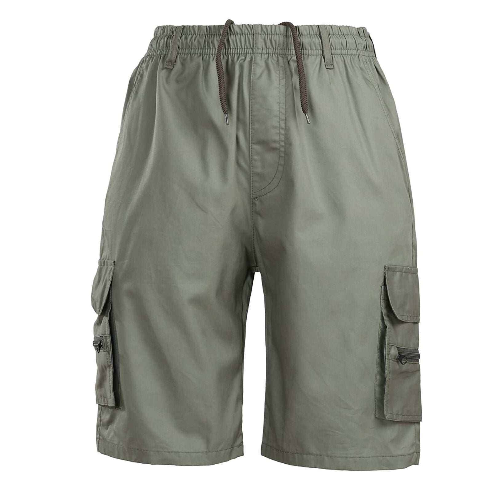 elasticated cargo shorts