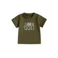 thumbnail image 2 of Musuos Little Boys Summer Basic T-Shirt Letter Print Short Sleeve Round Neck Casual Tops Loose Tees, 2 of 10