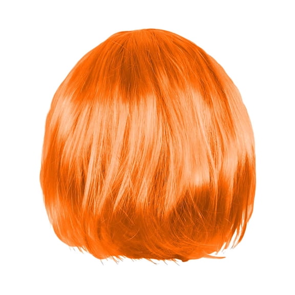 Ladies Wig Carnival Human Hair Wig Short 30CM Ideal for Party Decoration