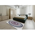thumbnail image 5 of Ahgly Company Machine Washable Indoor Rectangle Transitional Purple Haze Purple Area Rugs, 8' x 10', 5 of 7