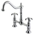 thumbnail image 1 of Kingston Brass French Country Double Handle 8" Centerset Kitchen Faucet without Sprayer, 1 of 4