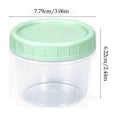 thumbnail image 3 of Plastic Food Storage Container with Lid, Clear Stackable Jar for Snacks, Sauce, Meal Prep, Kitchen and Refrigerator Organization, 3 of 6