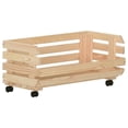 thumbnail image 5 of vidaXL Vegetable Trolley 77x30x80 cm Solid Pinewood, 5 of 5