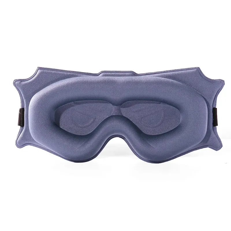 3D Memory Foam Silk Sleep Mask Soft Eye Patches Comfort Three Dimensiona Design Face Sleeping Mask Eyeshade Breathable Women Men