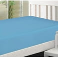 thumbnail image 5 of Microfiber 2 Twin XL Fitted Bottom Bed Sheets (2-Pack) 1800 Ultra Soft and Comfy - 15" Deep Pocket, 39" x 80" Great for Dorm Room, Hospital & Split King Dual Adjustable Beds (Light Blue, Twin XL), 5 of 5