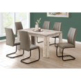 thumbnail image 3 of Monarch Specialties Dining Table, 60" Rectangular, Kitchen, Dining Room, Laminate, Beige, Contemporary, Modern, 3 of 4