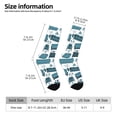 thumbnail image 2 of Vsdgher Modern Furniture Crew Socks for Men & Women, Breathable Casual Athletic Ankle Socks, 2 of 6