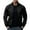 Black Jacket for Men, variant on hopeusince Men's Bomber Jacket Spring Fall Baseball Collar Slim Fit Zipper Closure Plain Coats Yellow XXXL