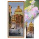 thumbnail image 1 of Kit Punto Cruz Venecia Impreso Hilo Algodón Ecológico Bordado 14CT 16x38cm, 1 of 9