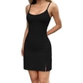 thumbnail image 4 of Women'S Basic Adjustable Spaghetti Strap Slip Mini Dress, 4 of 8