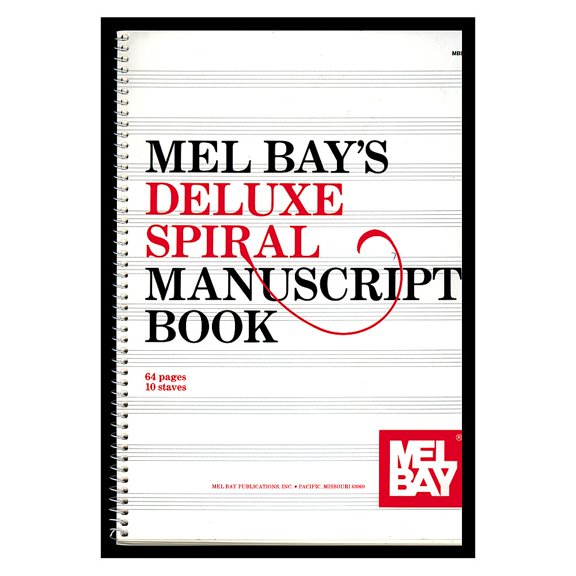 Mel Bay Deluxe Spiral Bound Manuscript Book