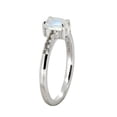 thumbnail image 5 of YoTreasure 0.64 ct Moonstone White Topaz Solid 925 Sterling Silver Gemstone Ring Jewelry, 5 of 8