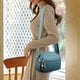 thumbnail image 4 of Bolso de viaje para mujer Bolso bandolera de PU informal Bolso elegante (Azul claro) Likrtyny  Para Estrenar, 4 of 6