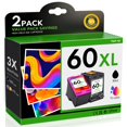 thumbnail image 1 of Cartuchos de tinta TANFENJR 60XL para HP 60 60XL PhotoSmart C4780, 1 of 8