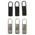 thumbnail image 1 of 6 Pcs Tirettes de Fermeture Éclair Détachables Têtes de Fermeture Éclair Remplacement, 1 of 7