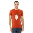 thumbnail image 2 of Ghost With Balloon Pumpkin Halloween Outfit Shirt Unisex Men's T-shirt, 3XL, Orange, 2 of 6