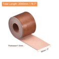 thumbnail image 2 of Leather Straps for Crafts, 1 Pack 2" Wide Grain Leather Strips(Brown), 2 of 6