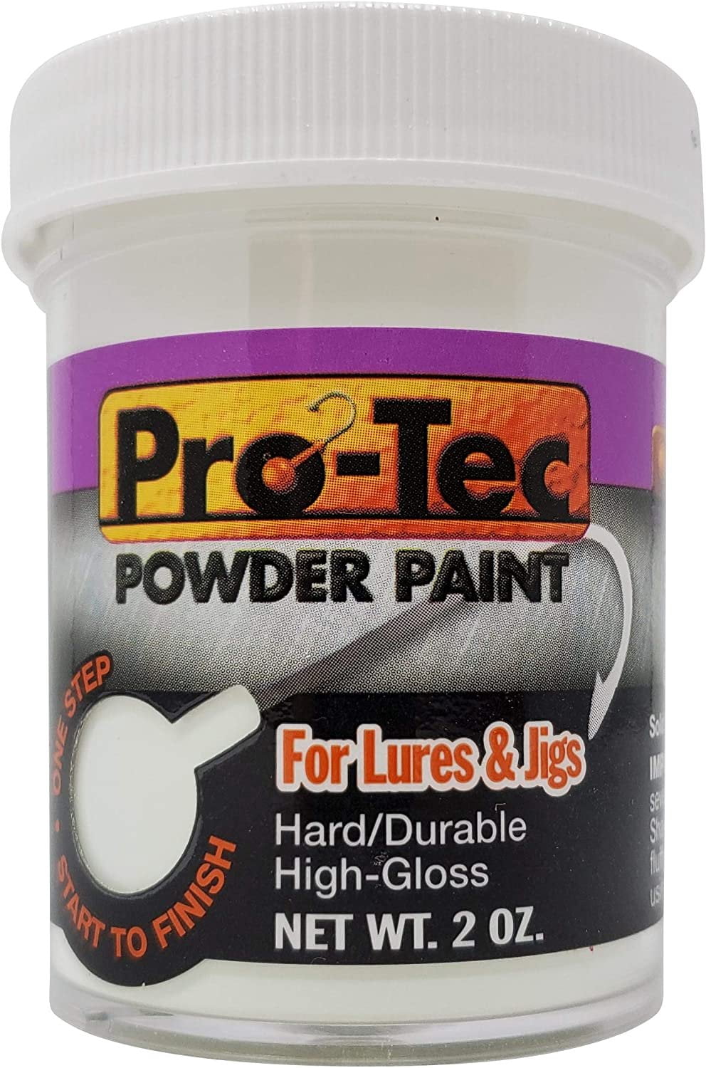 Welch Products 3 Packs of 2oz Pro-Tec Jigs and Lures Powder Paints, Jig Head Fishing Paint, Fishing Lure Paint - High Gloss Powder Coating Paint