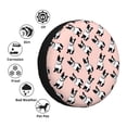 thumbnail image 4 of KLL French Bulldog1 Pattern 14-17 inch Spare Tire Cover Universal Wheel Protector for Truck SUV Trailer Camping Rv Tire Covers-15 inch, 4 of 6