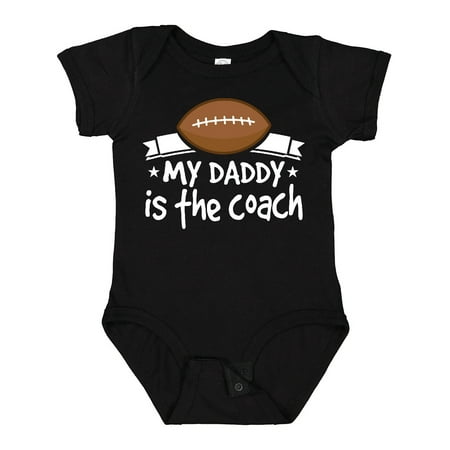 

Inktastic Football My Daddy is the Coach Gift Baby Boy or Baby Girl Bodysuit