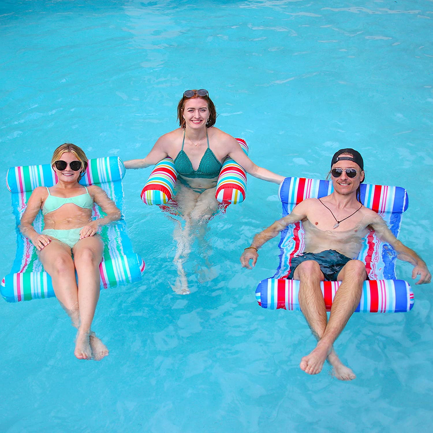 inflatable pool hammock