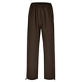 thumbnail image 4 of Ketyyh-chn99 Big and Tall Pants for Men 2023 Casual Long Sweatpants with Pockets Coffee,4XL, 4 of 5