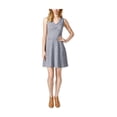 thumbnail image 1 of Vestido de suéter sin mangas ajustado y acampanado Maison Jules azul XS, 1 of 2