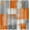 Orange Gray/, variant on Burnt Orange Grey Geometric Shower Curtain - 36x72 Inch Lightweight Modern Artwork Waterproof Fabric Includes 12 Hooks Elegant Bath Decor